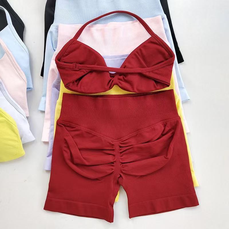 Yoga Fitness Kit - HISTELLO Sports Set Piece Women Strappy