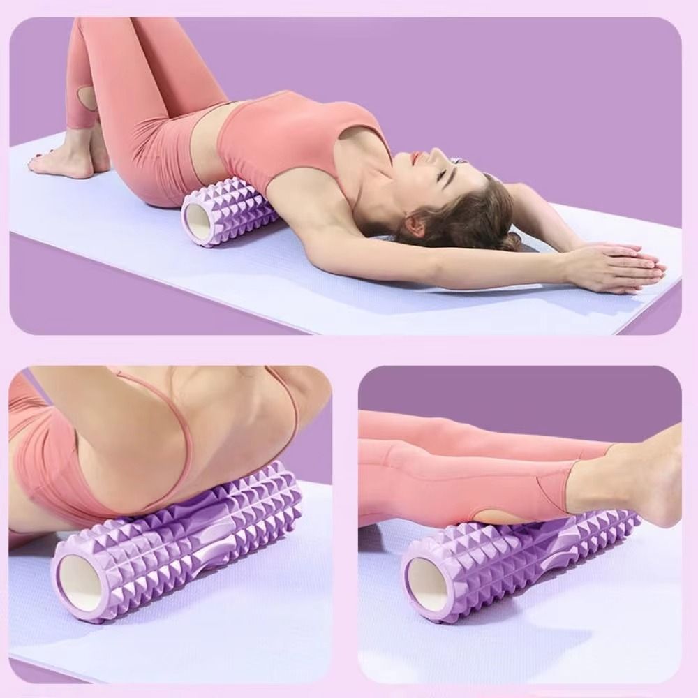 EVA Foam Fitness Back Roll Tri - đánh giá và giá Yoga Fitness Roller