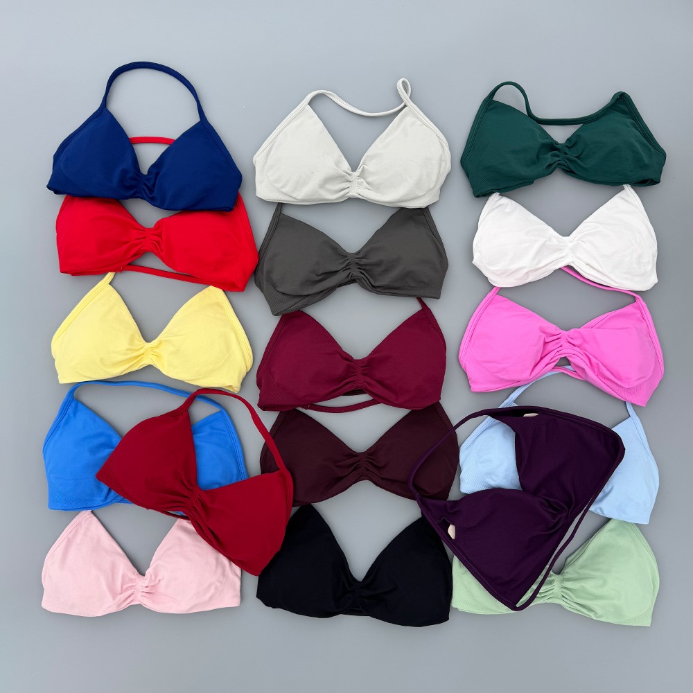 Strappy Bra Gym Top Women High - đánh giá và giá Yoga Fitness Tapis