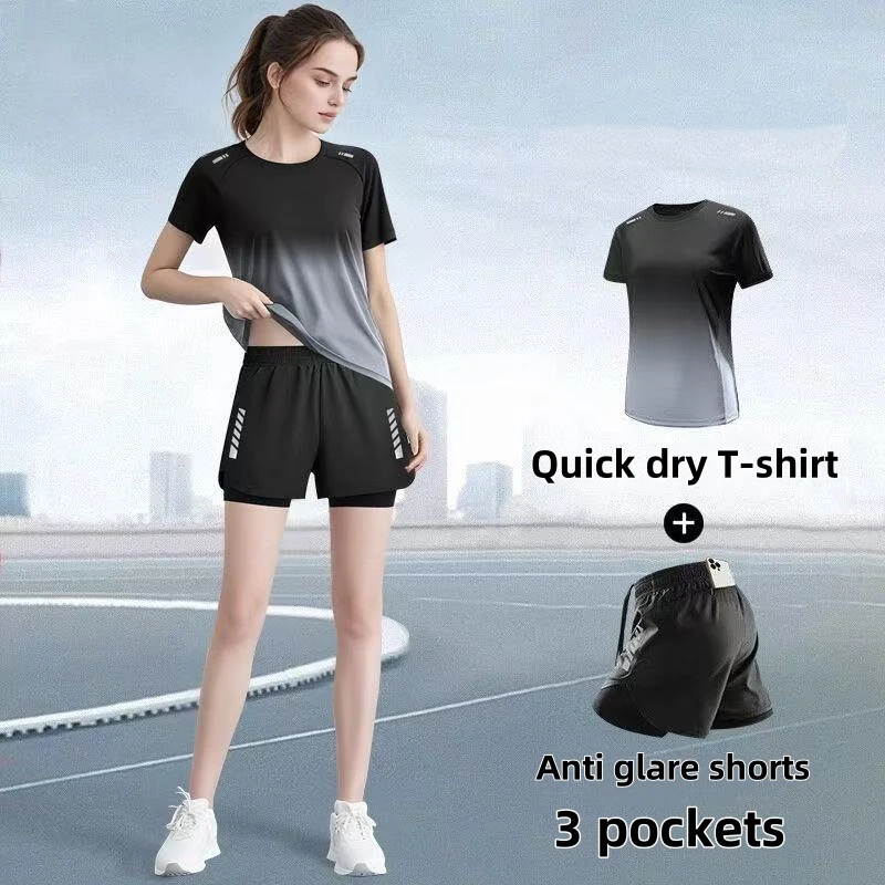 Women's sportswear set, runnin - đánh giá và giá Yoga Fitness Kit