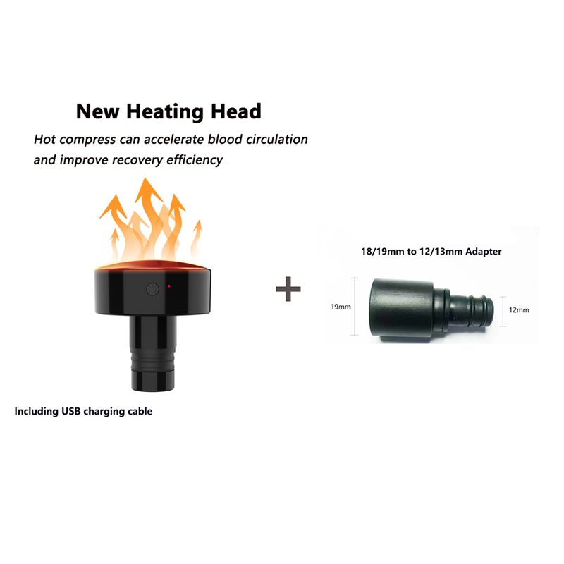 New Heat Fascia Gun Massage He - đánh giá và giá Vibration Massage Gun
