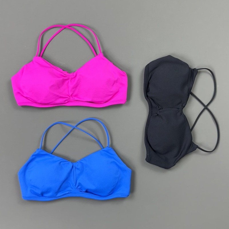 HISTELLO Front Ruched Cross Ba - đánh giá và giá Yoga Fitness Tapis