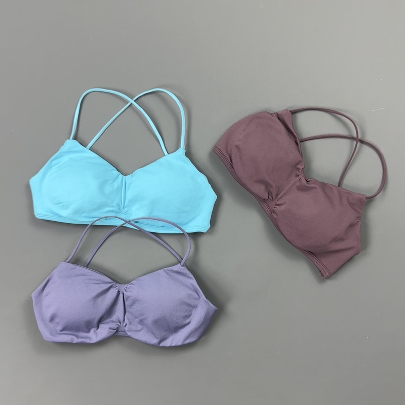 HISTELLO Front Ruched Cross Ba - đánh giá và giá Yoga Fitness Tapis
