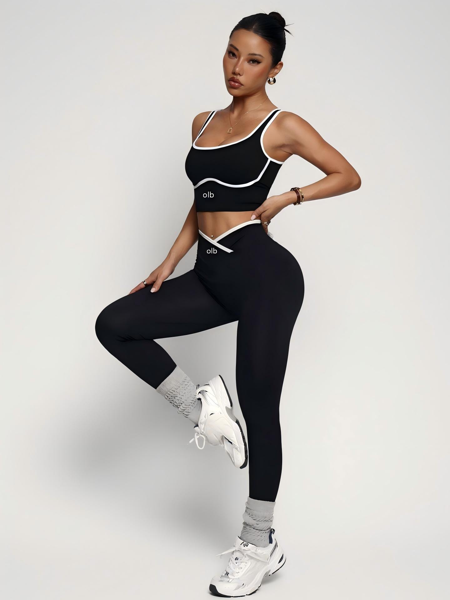 2-piece new sports bra vest pa - đánh giá và giá Yoga Fitness Kit