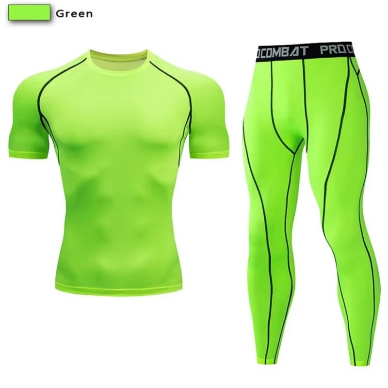 2pcs Men's Compression Sportsw - đánh giá và giá Yoga Fitness Kit