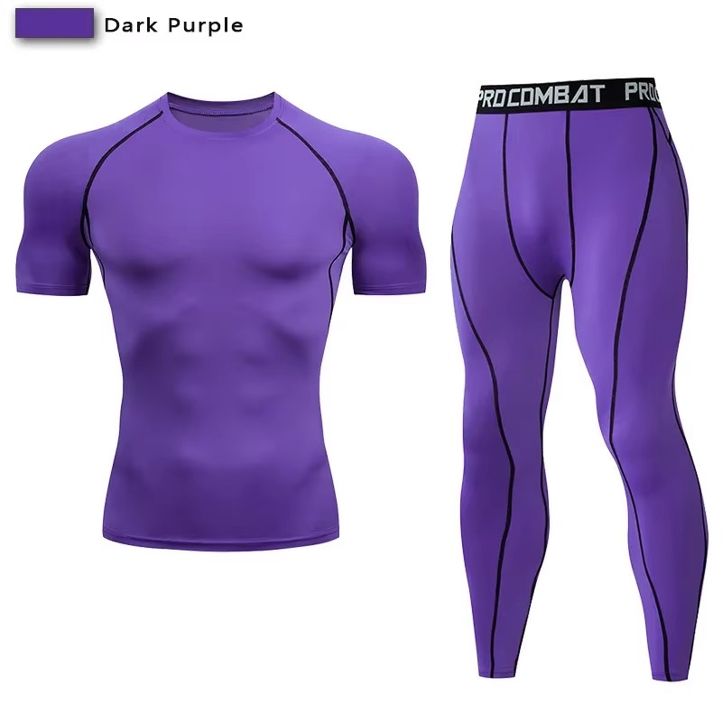 2pcs Men's Compression Sportsw - đánh giá và giá Yoga Fitness Kit
