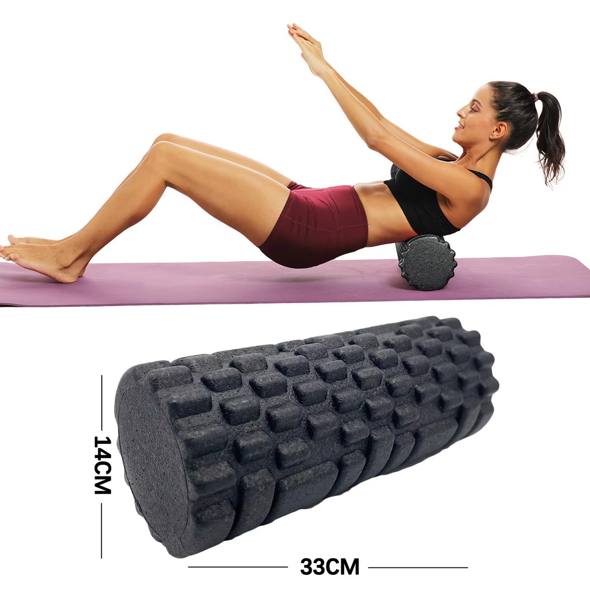 30/33cm Fitness Foam Roller Yo - đánh giá và giá Yoga Fitness Roller