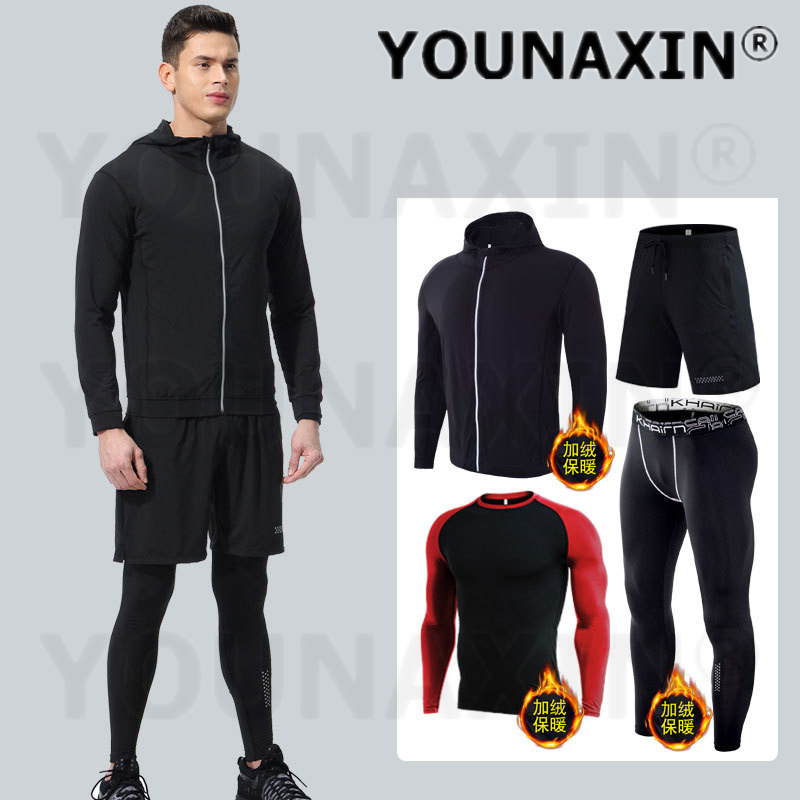 4-piece Men's Fitness Clothing - đánh giá và giá Yoga Fitness For Men