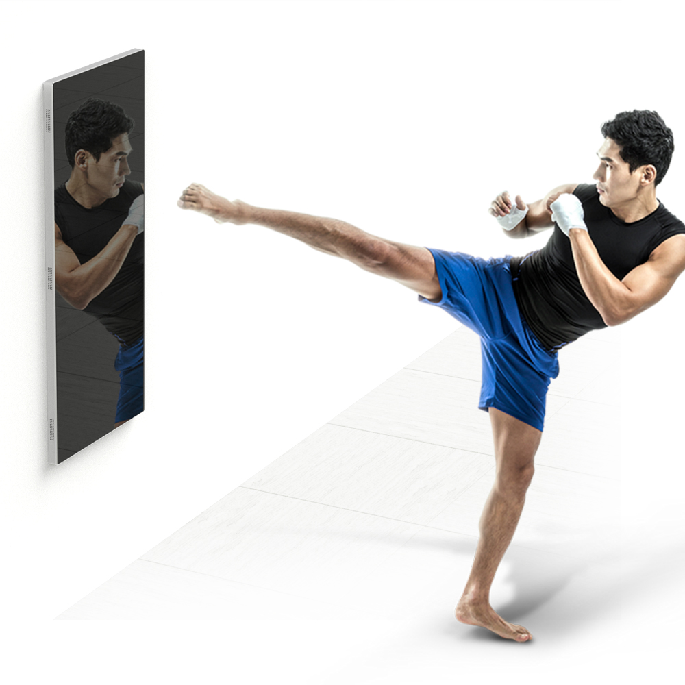 Wall Mounted Interactive Mirro - đánh giá và giá Yoga Fitness App