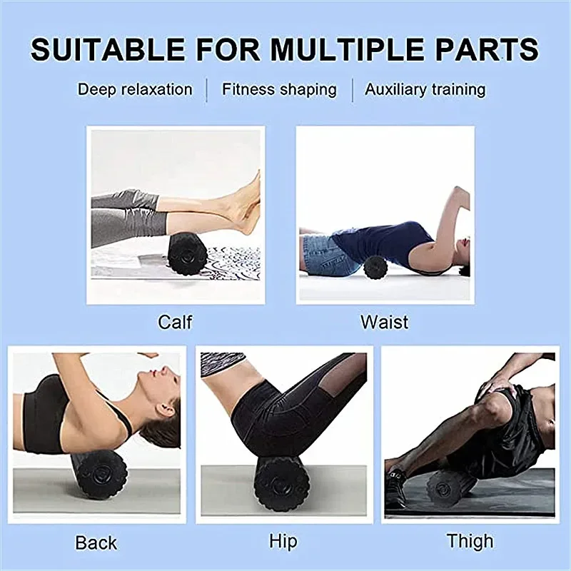 4 Tốc Độ Rung Điện Tập Yoga Ma - đánh giá và giá Yoga Fitness Roller