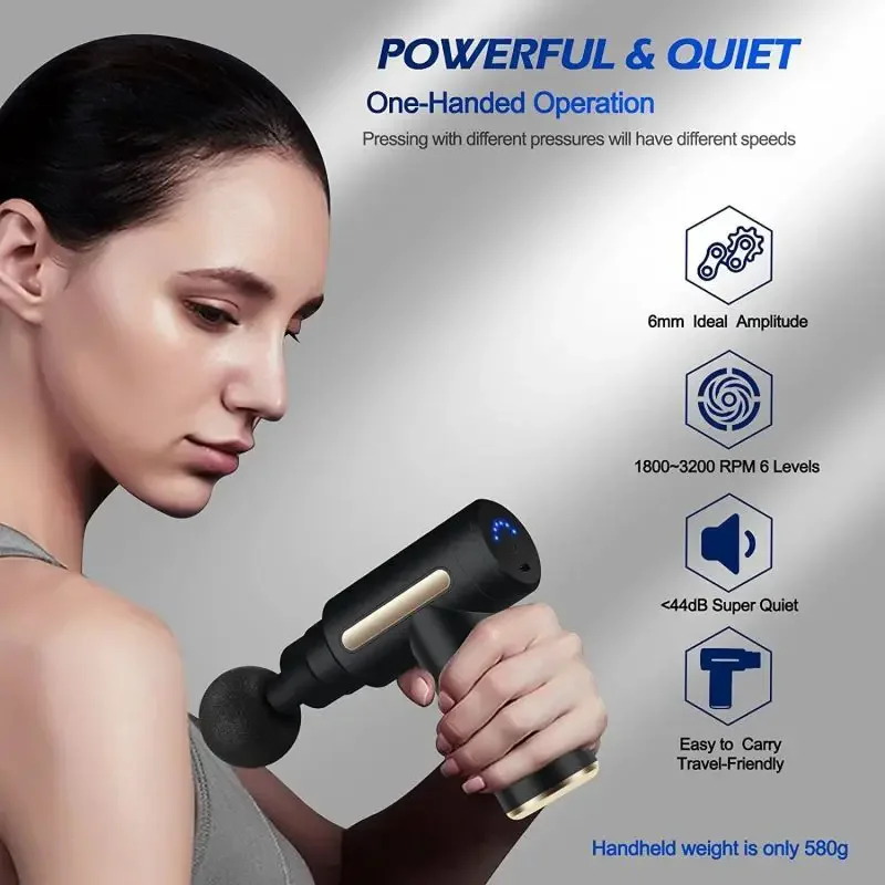 2024 portable fascia gun body  - đánh giá và giá Vibration Massage Gun