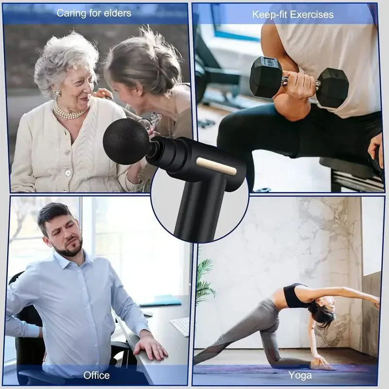 2024 portable fascia gun body  - đánh giá và giá Vibration Massage Gun